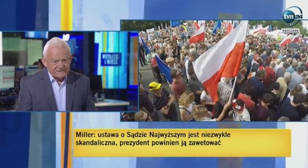 Miller: Prezydent powinien zawetować ustawę o Sądzie Najwyższym